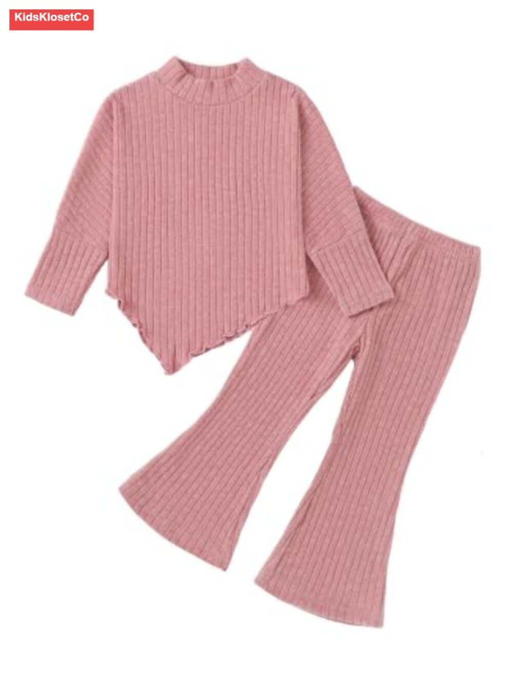 Toddler Girl 2 Piece Sweater and Flare Pants Set Fall Winter Outfit
